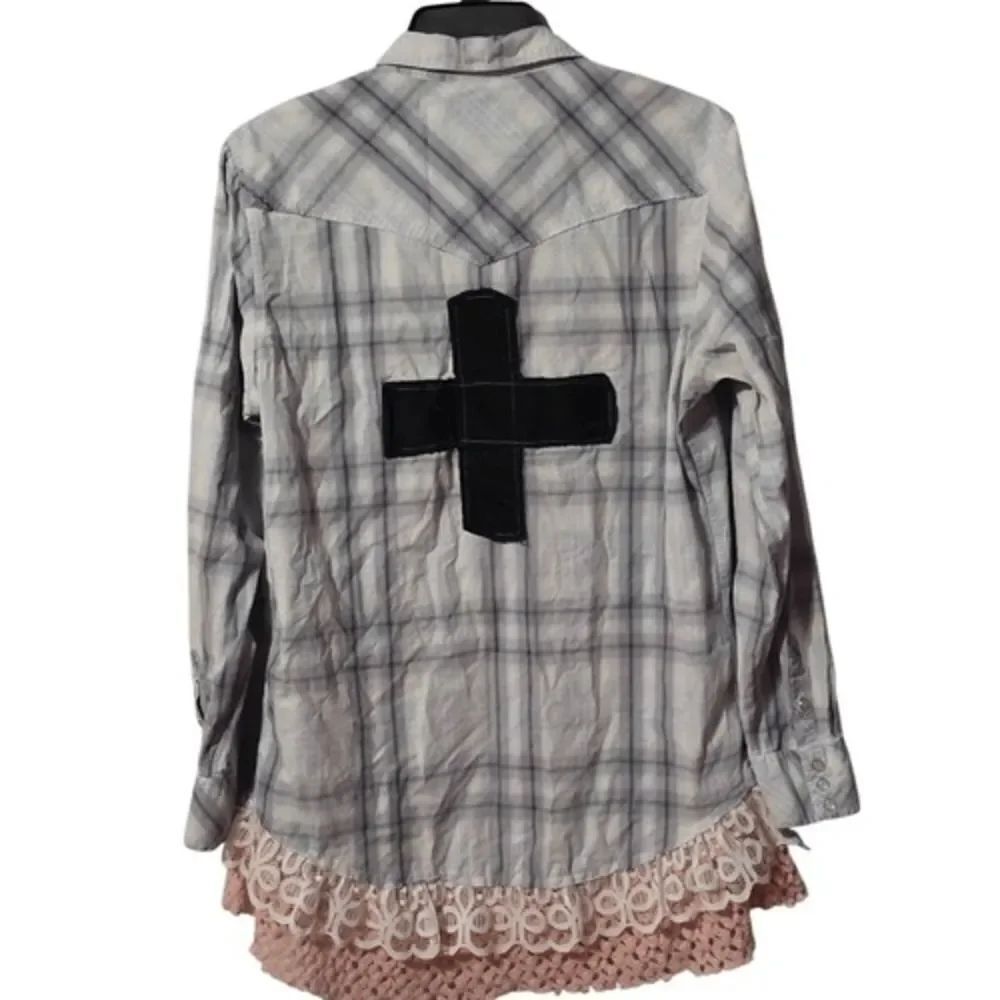 OOAK Custom Upcycled WesternโShirt